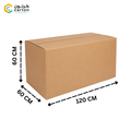 Carton 80 kg QAR 28  (120cm × 60cm× 60 cm )
