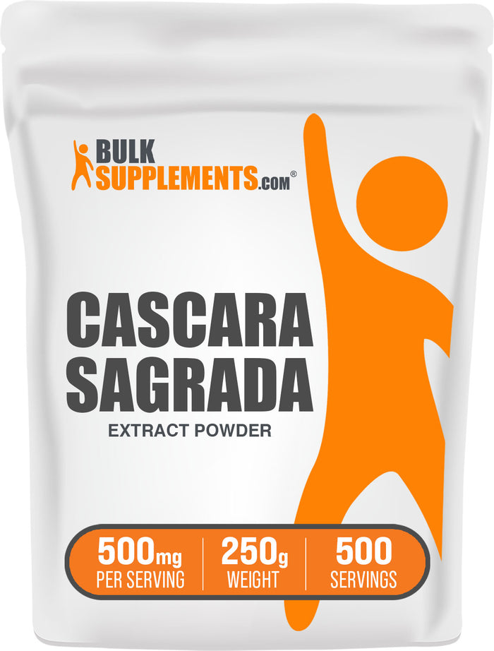BulkSupplements.com Cascara Sagrada Extract Powder 250g Bag