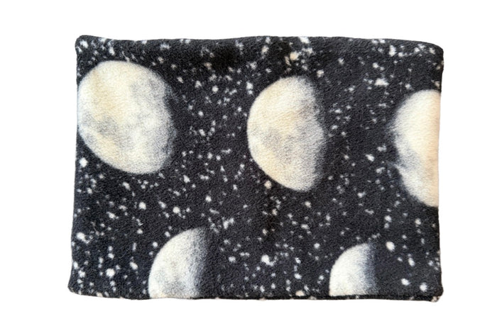 Child 4-10yr Fleece Neckwarmer moon phases