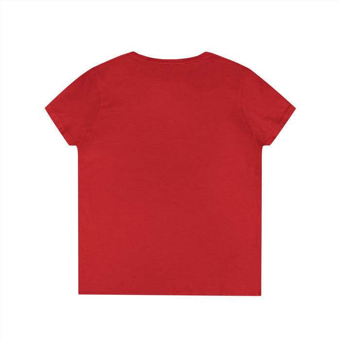 CHINGA TU MIGRA Heart Hero Ladies' V-Neck T-Shirt