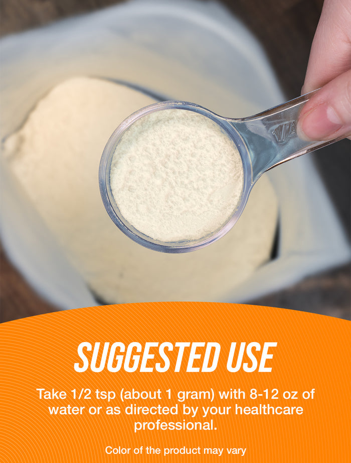 Chitosan powder suggested use image