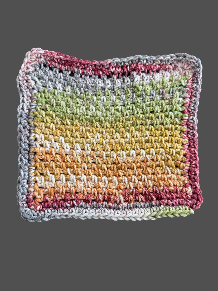 Cinnamon Cedar Cotton Crochet Washcloth