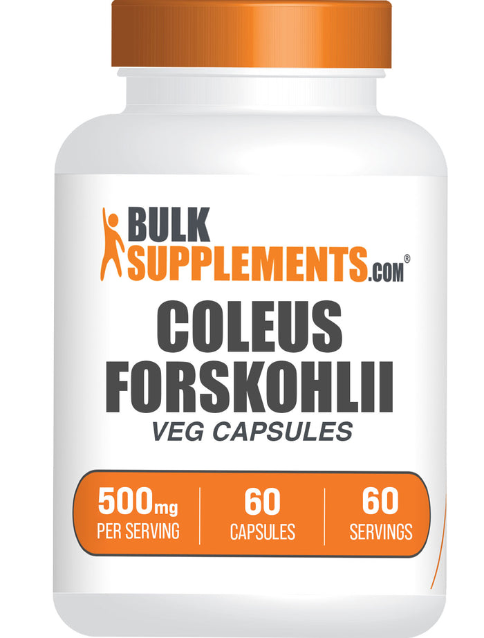 Coleus Forskohlii Extract (10% Forskolin) 60 ct capsules bottle image