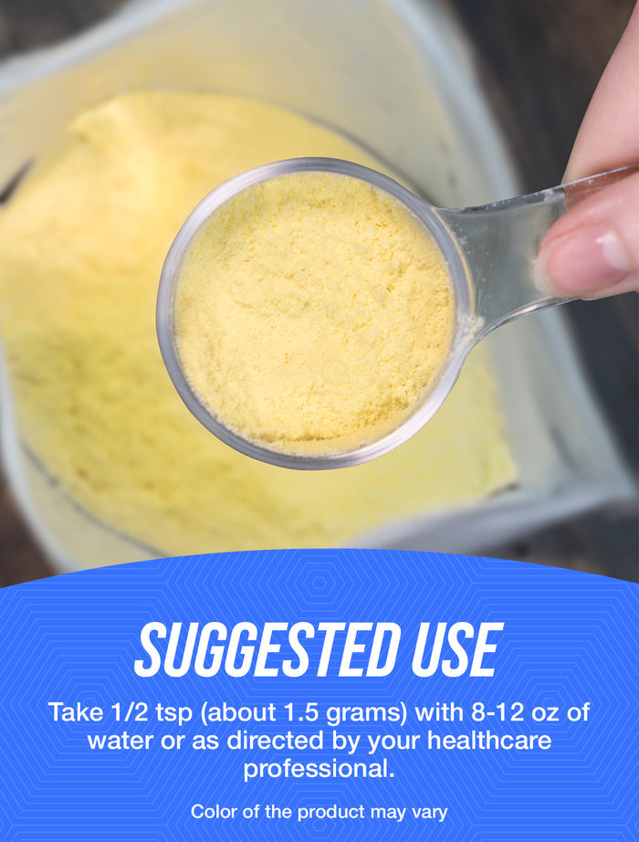 Colostrum powder suggested use image