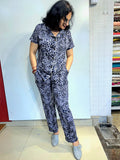 the Faab Fur Blue Colour cotton Co-ord set