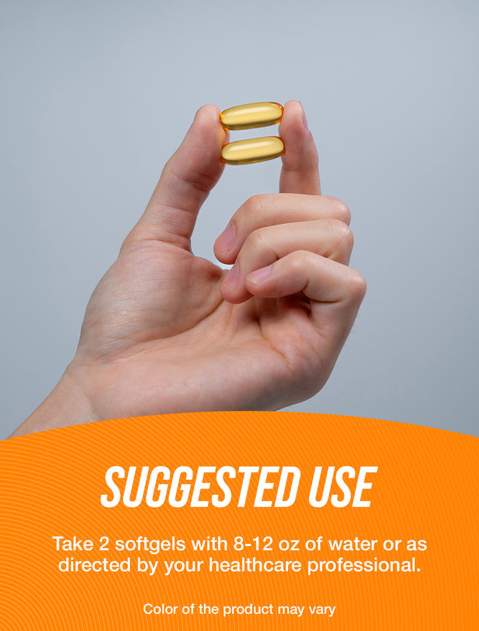 CLA softgels suggested use image