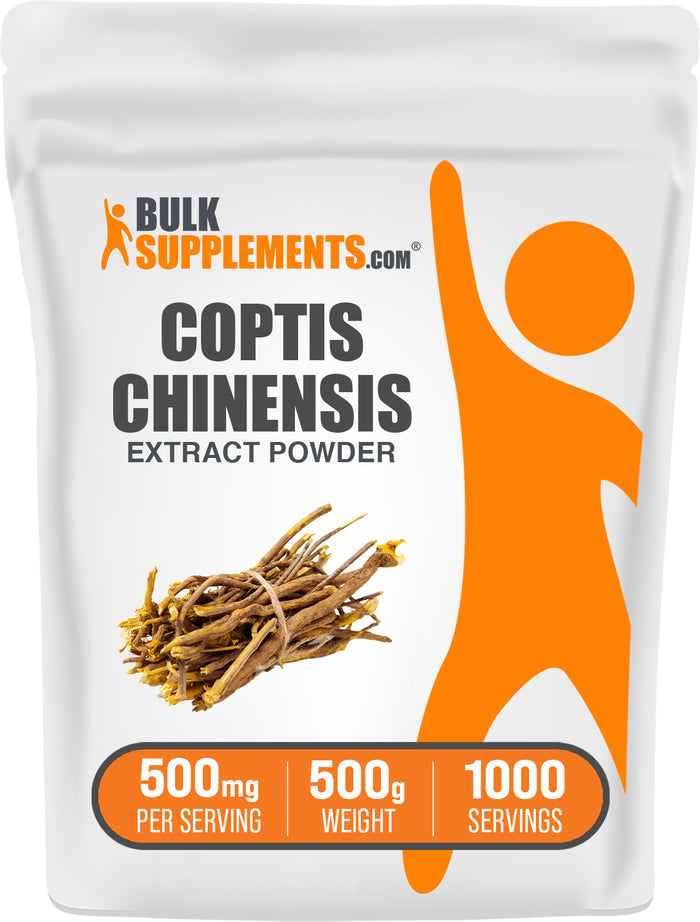 BulkSupplements.com Coptis Chinensis Extract Powder 500g bag image