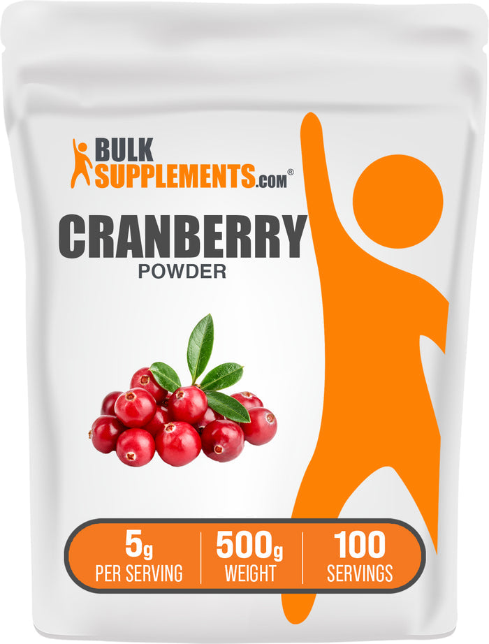 BulkSpplements.com Cranberry Powder 500g bag image