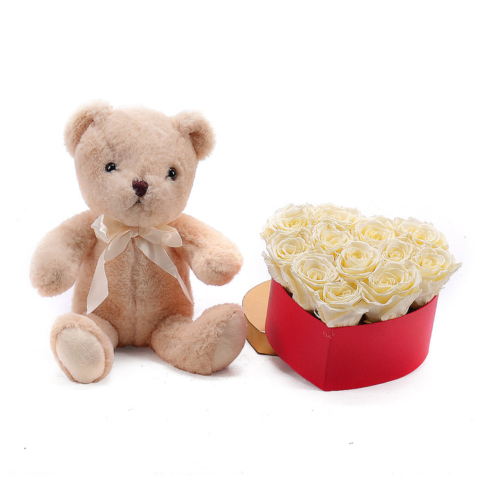 03000345_darcekovy-set-in-eterno-cervene-srdce-kremove-ruze-a-plysovy-macko