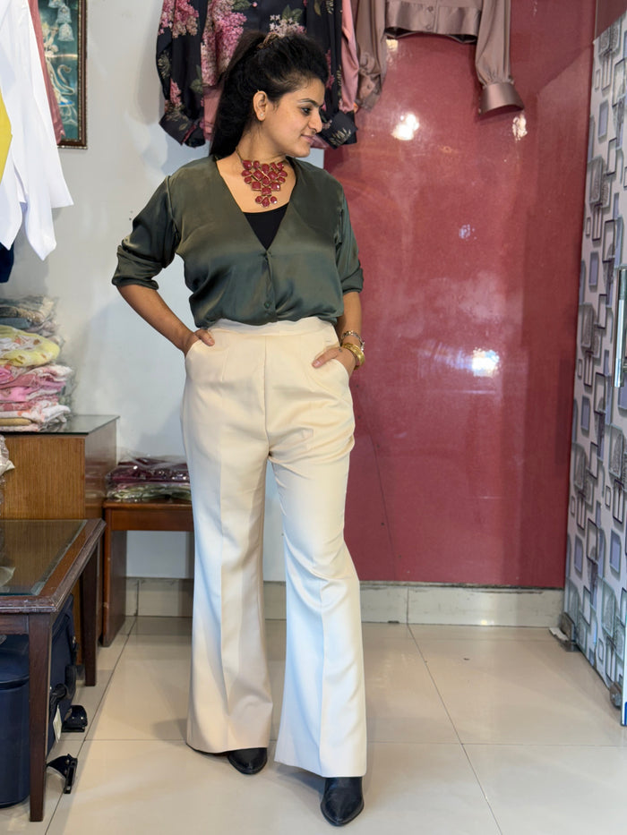 Dark Green Silk Shirt