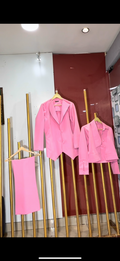 Dark Pink Blazer Suit