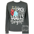 Deck the Halls-Dark Heather LS-1997