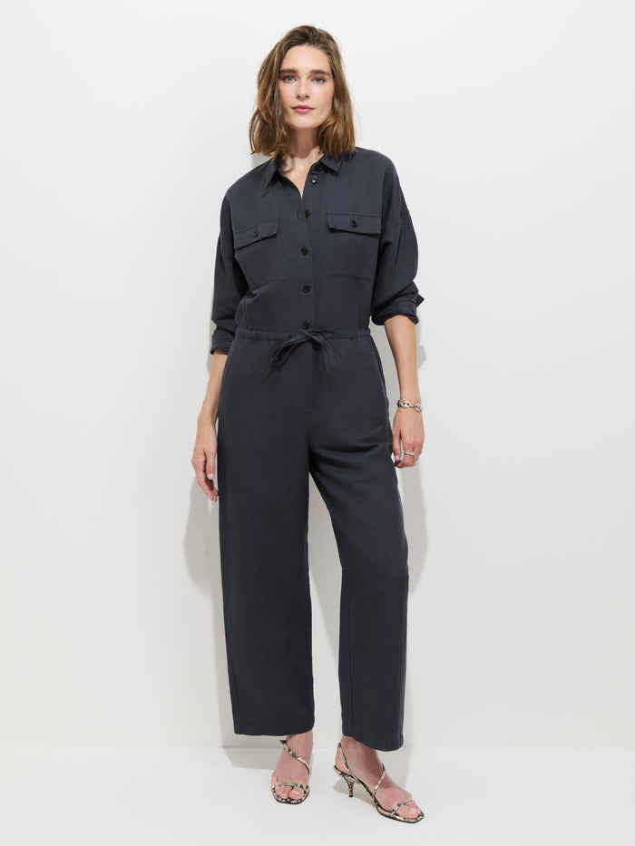 Delancey Jumpsuit in Lightweight Twill