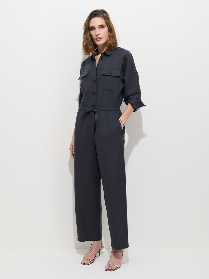 Delancey Jumpsuit in Lightweight Twill