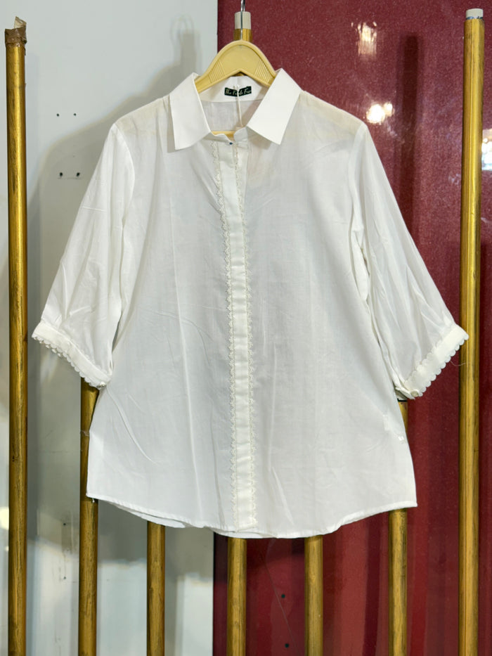 Designer Organic Cotton White Shirts