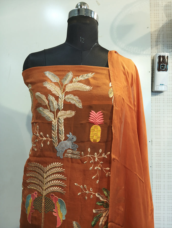 Designer Organza Suit