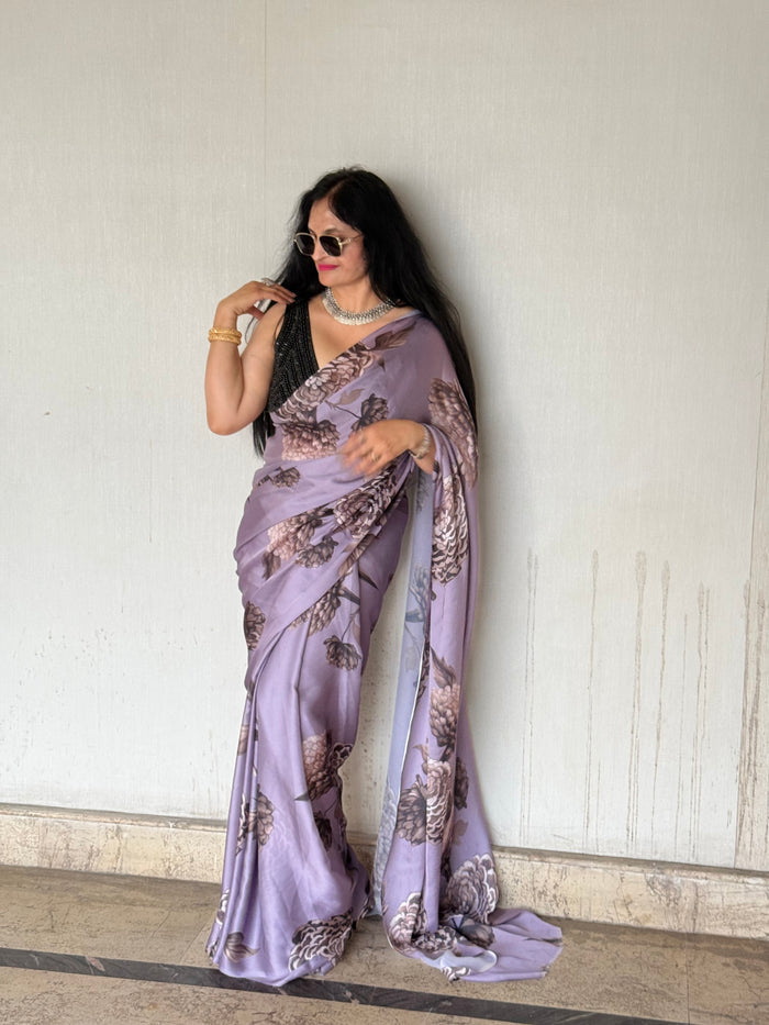 Digital silk Saree