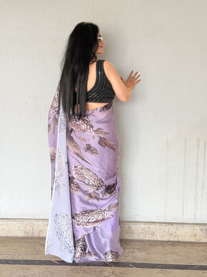Digital silk Saree
