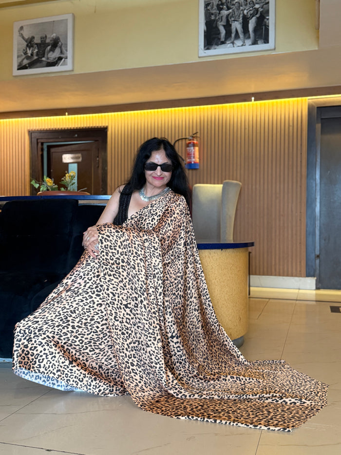 Digital silk Saree
