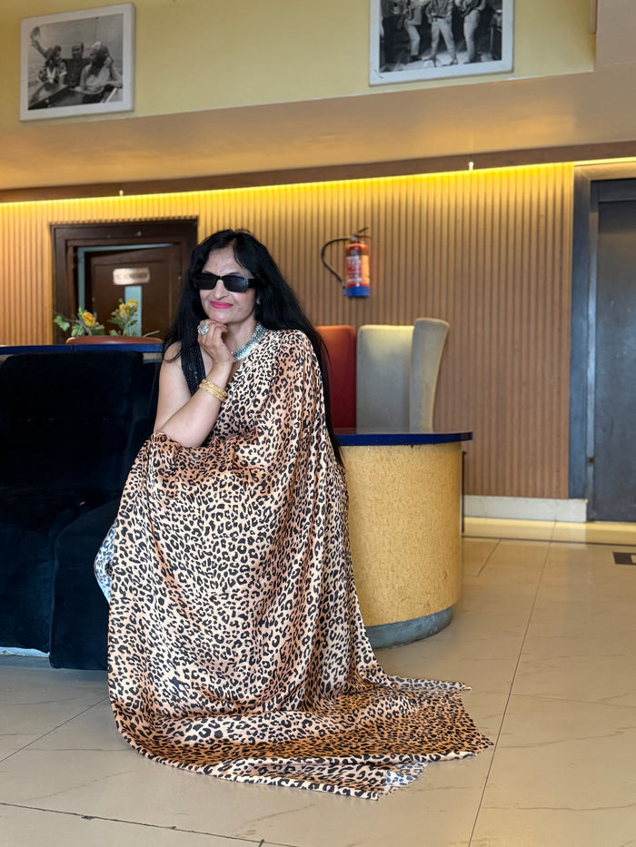 Digital silk Saree