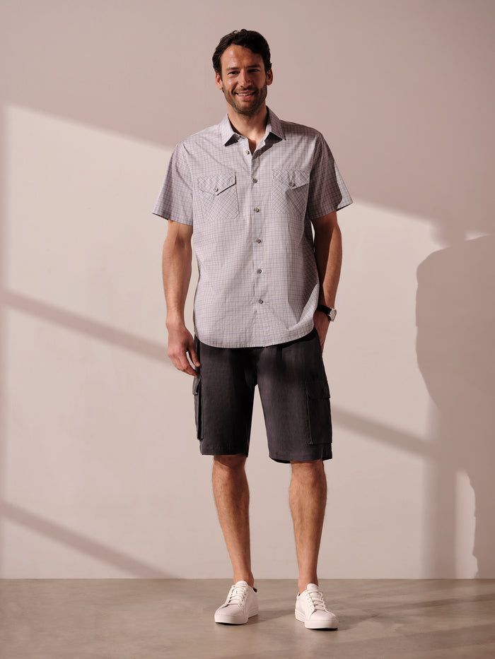 Double Pocket Short Sleeve Shirt
