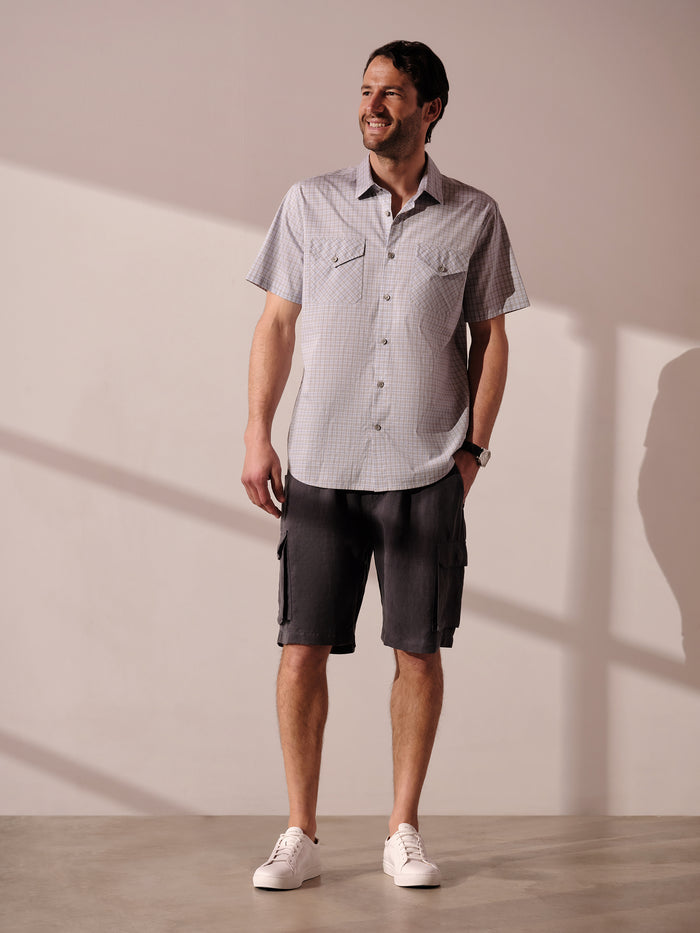 Double Pocket Short Sleeve Shirt