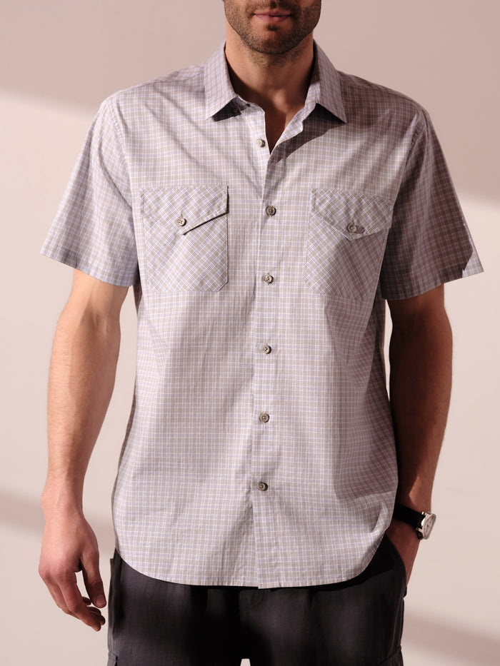 Double Pocket Short Sleeve Shirt