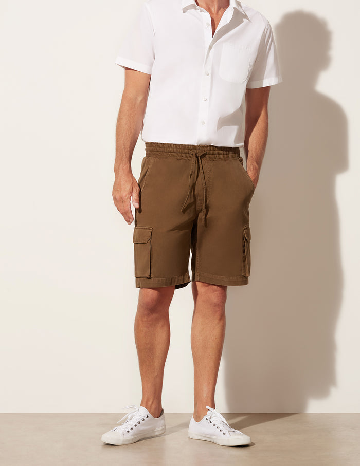Drawstring Cargo Short