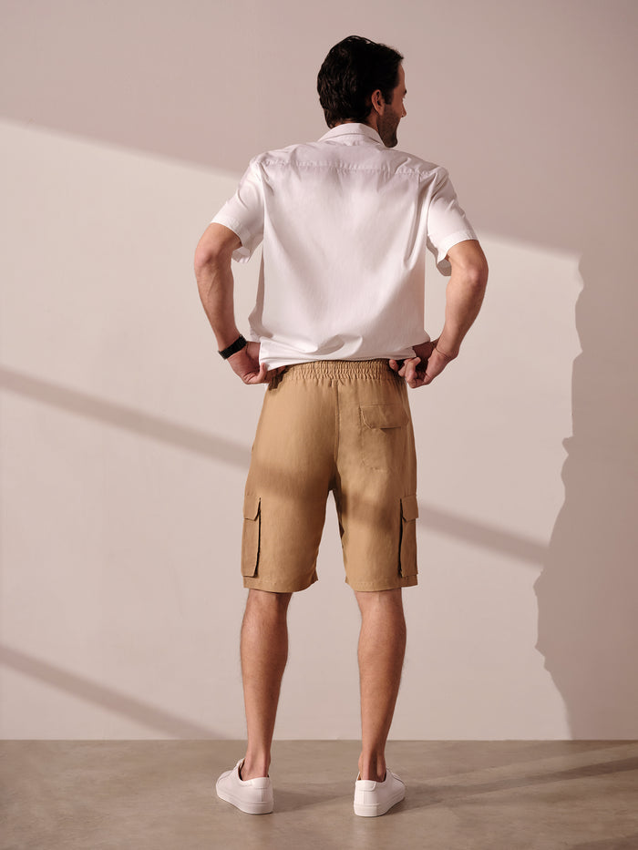 Drawstring Cargo Short