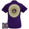 East Carolina Mandala Purple Short Sleeve