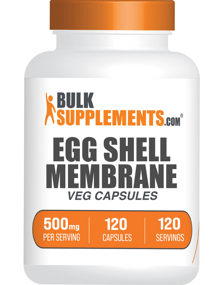 BulkSupplements.com Egg Shell Membrane 120 capsules bottle image