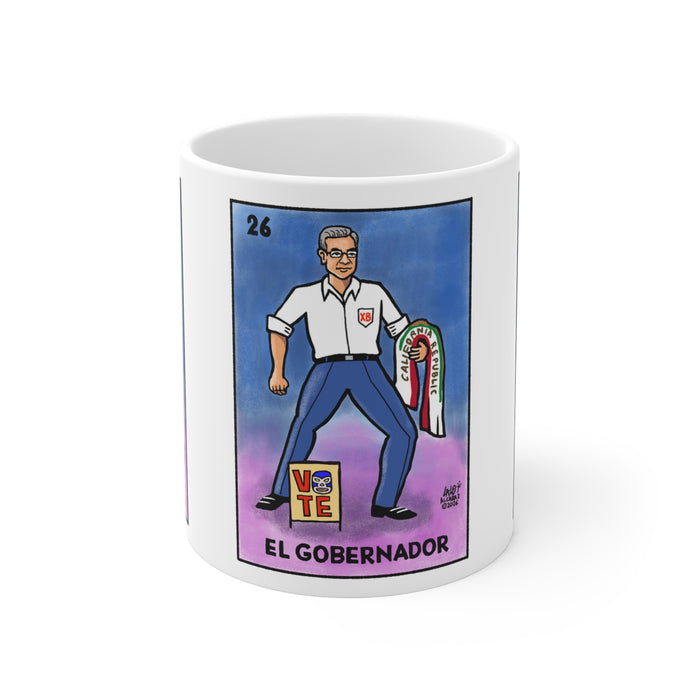 El Gobernador Coffee Mug — Votería by LALO ALCARAZ  Political Vote Design (11oz)