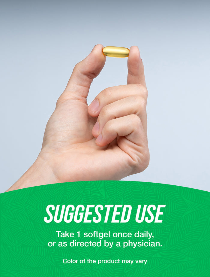 Evening primrose oil softgels suggested use image