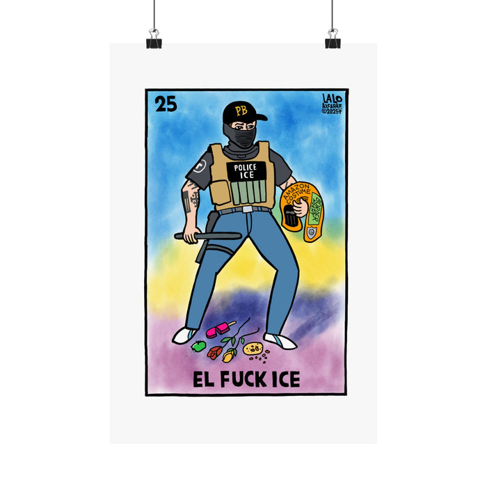 FAKE ICE Matte Vertical Posters for Home Decor, Wall Art