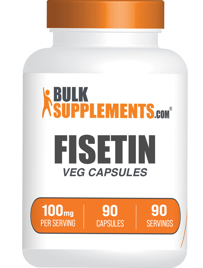 BulkSupplements.com Fisetin 90 capsules bottle image