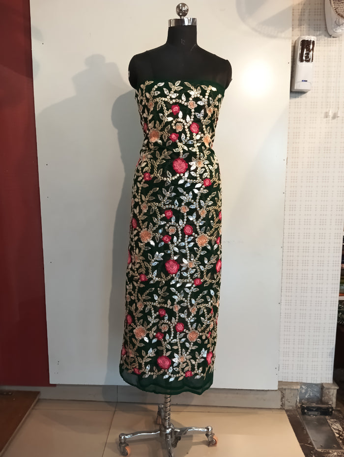 Georgette Embroidered suit