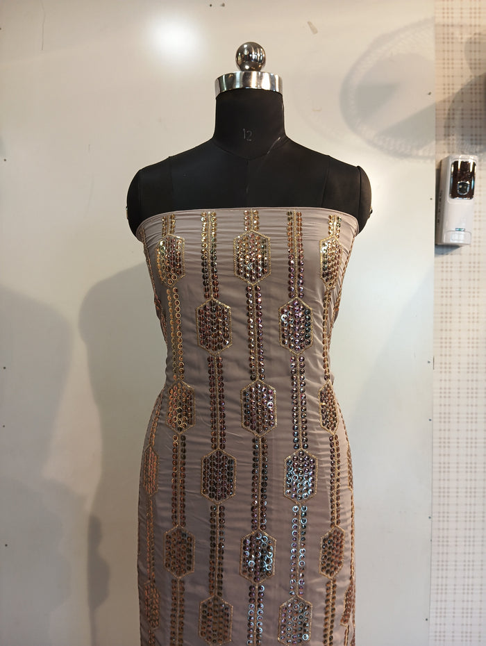 Georgette Embroidered suit