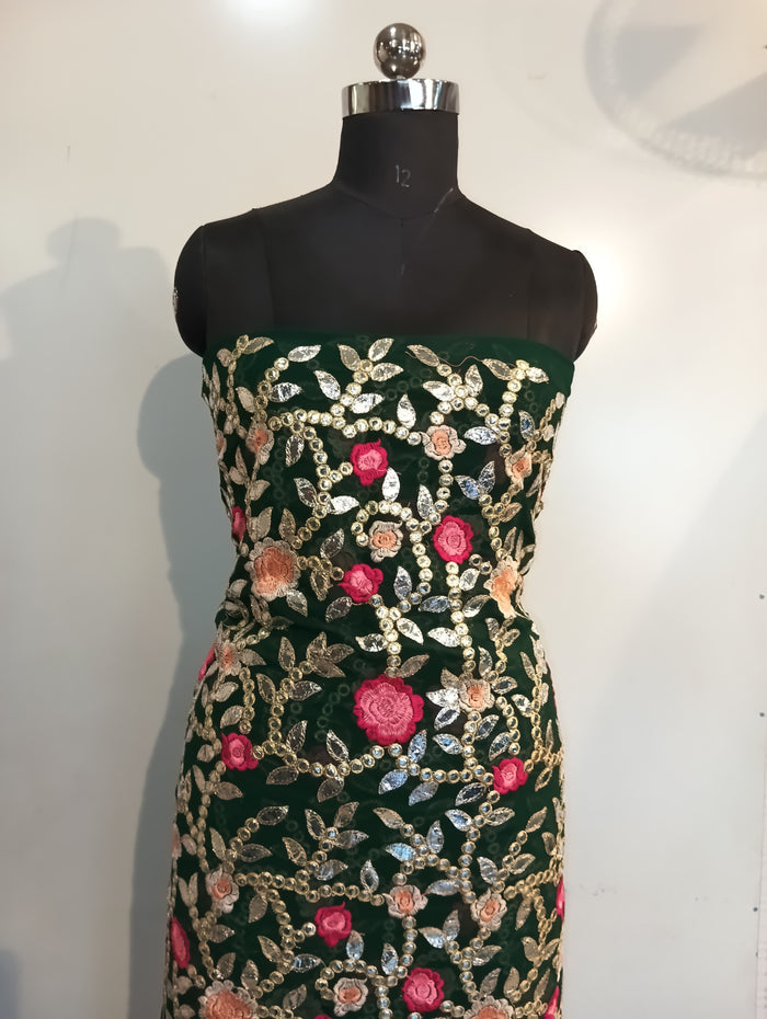 Georgette Embroidered suit