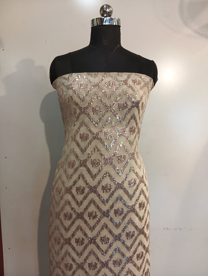 Georgette Embroidered Suit