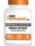 BulkSupplements.com Konjac Root Extract 240 capsules bottle image