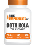 BulkSupplements.com Gotu Kola Extract 180 capsules bottle image