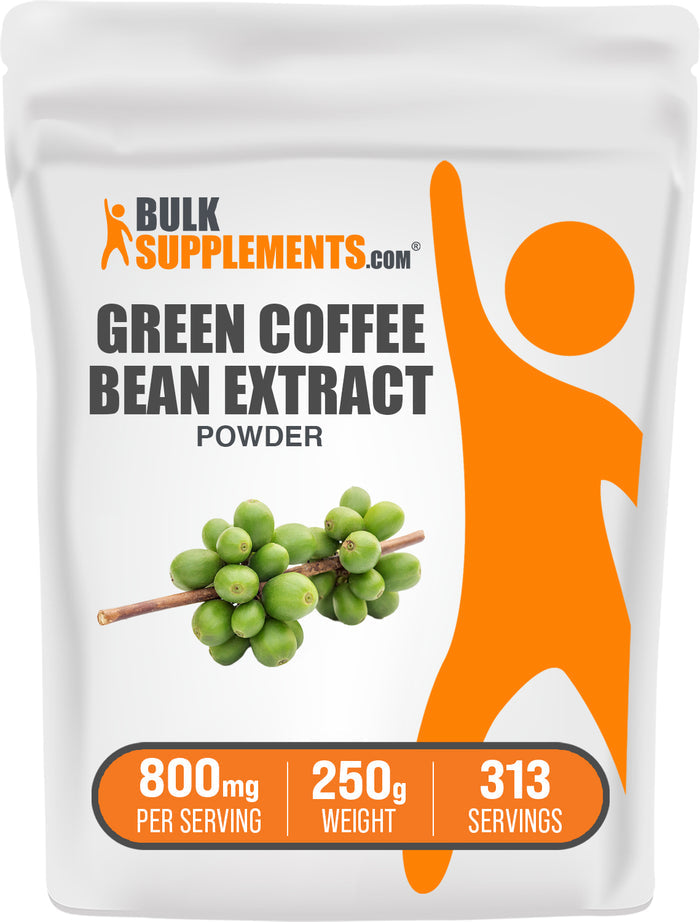 BulkSupplements.com Green Coffee Bean Extract Powder 250g bag image