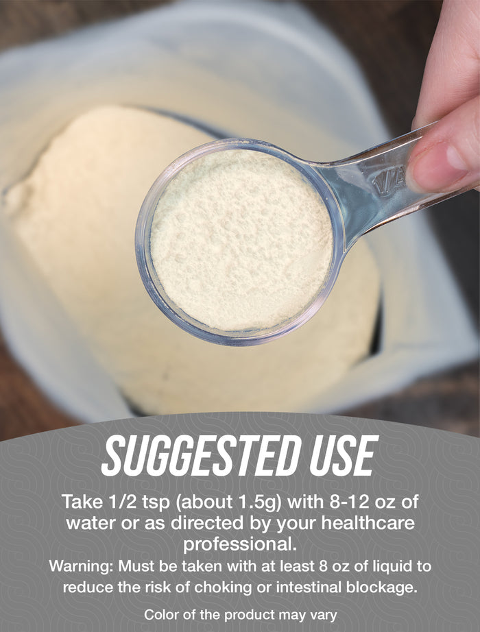 Guar gum powder suggested use image