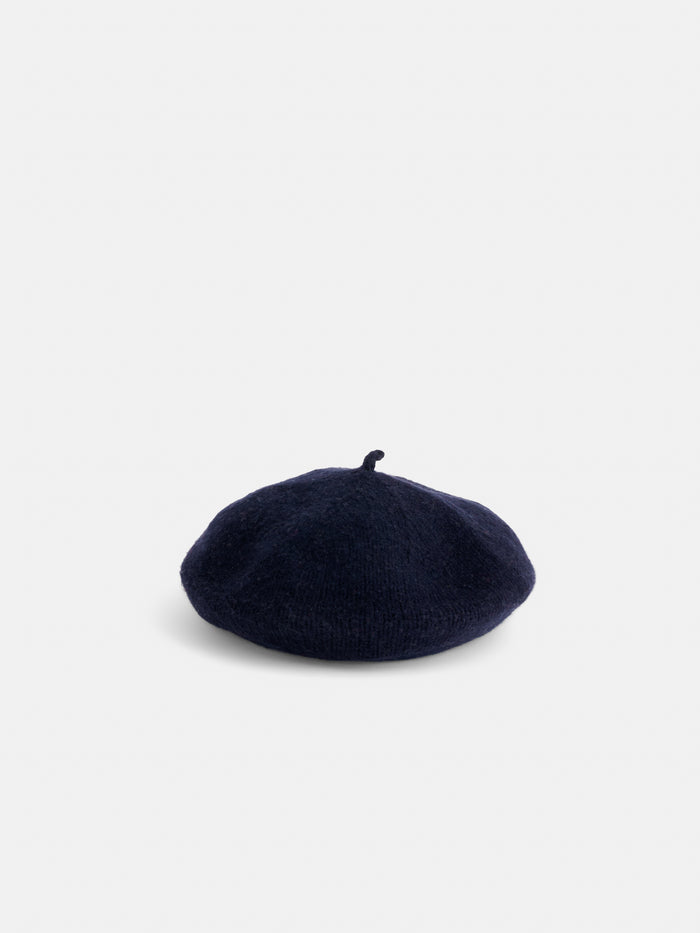 Handknit Beret in Merino Wool
