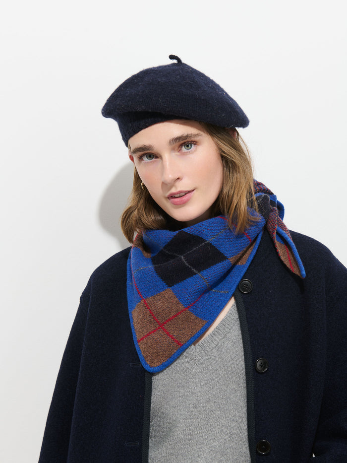 Handknit Beret in Merino Wool