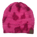 HAT-821 Fush/Pink Tie Dye Beanie