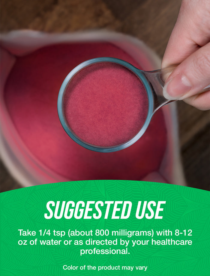 Hibiscus flower extract powder suggested use image
