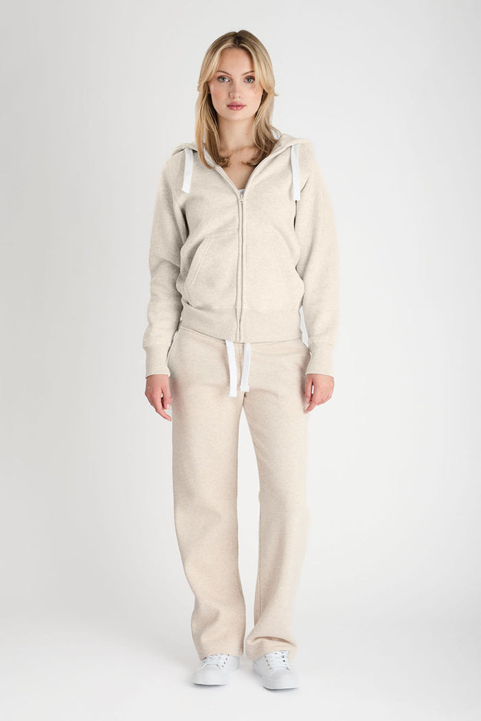 Hoodzip Unisex Original Latte Melange