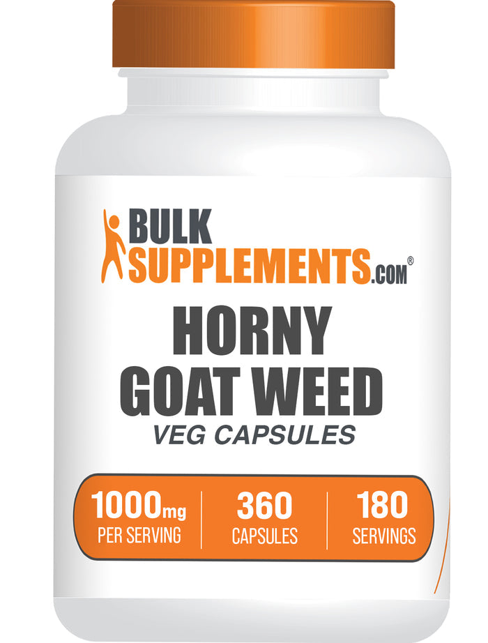 BulkSupplements.com Horny Goat Weed 360 capsules bottle image