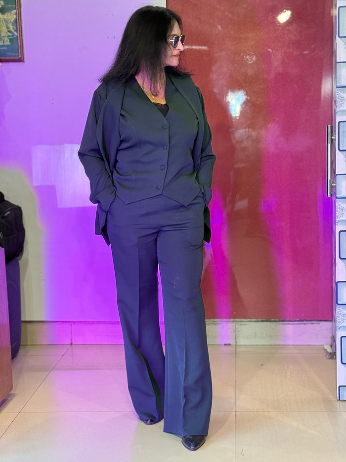 Hunter Green Blazer Suit Set